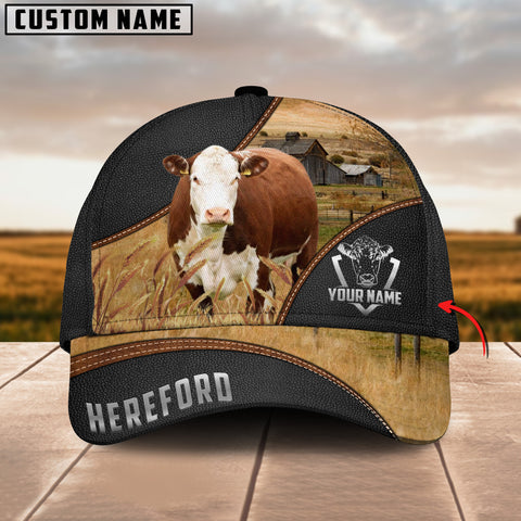 Joycorners Hereford Cattle Customized Name Cap
