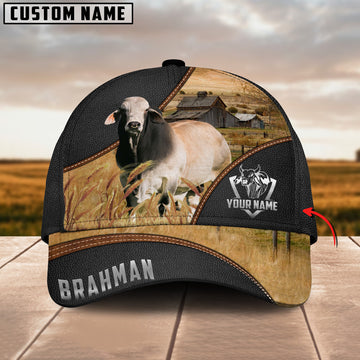 Joycorners Brahman Cattle Customized Name Cap