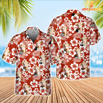 JoyCorners Hereford Cattle Hawaiian Shirt