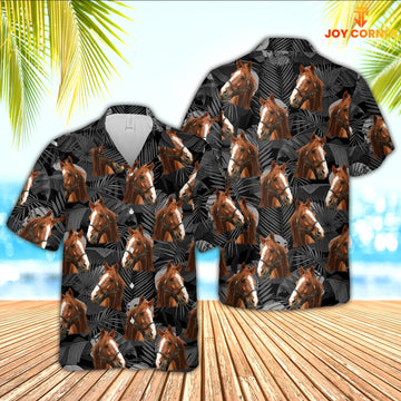 JoyCorners Horse Lovers Hawaiian Shirt