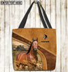 Joycorners American Quarter Horse Farm Lovers Custom Name 3D Tote Bag