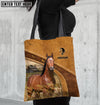 Joycorners American Quarter Horse Farm Lovers Custom Name 3D Tote Bag