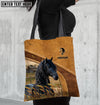 Joycorners Friesian Horse Farm Lovers Custom Name 3D Tote Bag