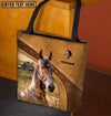 Joycorners Morgan Horse Farm Lovers Custom Name 3D Tote Bag