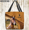 Joycorners Morgan Horse Farm Lovers Custom Name 3D Tote Bag