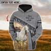 Joycorners Custom Name Farm Horse Lovers 3D Printed Hoodie