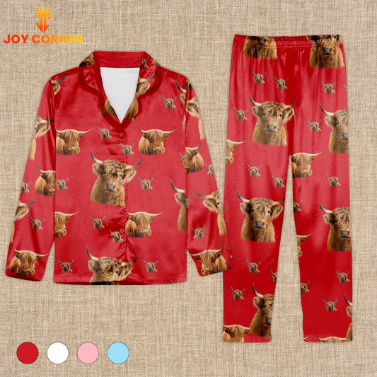 Joycorners Cow Lovers Pattern 3D Pajamas