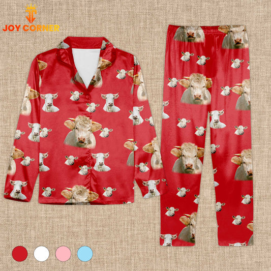 Joycorners Cow Lovers Pattern 3D Pajamas