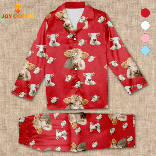 Joycorners Cow Lovers Pattern 3D Pajamas