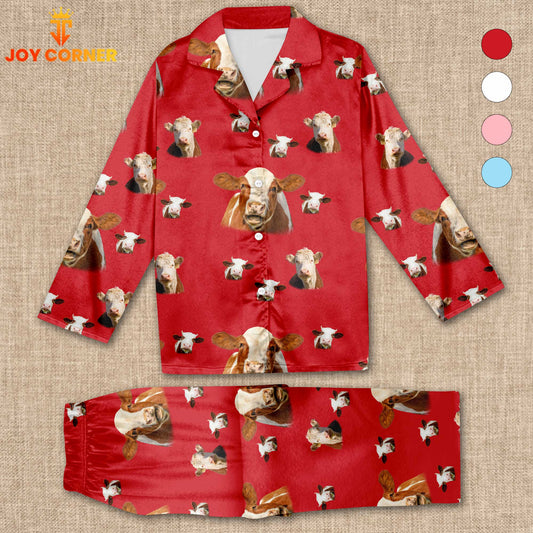 Joycorners Cow Lovers Pattern 3D Pajamas