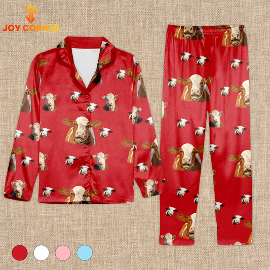 Joycorners Cow Lovers Pattern 3D Pajamas