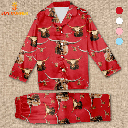 Joycorners Cow Lovers Pattern 3D Pajamas