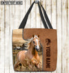 Joycorners Palomino Horse Farm Lovers Custom Name 3D Tote Bag
