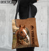 Joycorners Thoroughbred Horse Farm Lovers Custom Name 3D Tote Bag