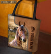 Joycorners Morgan Horse Farm Lovers Custom Name 3D Tote Bag