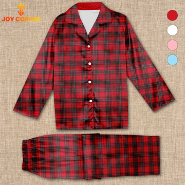 Joycorners Red Caro Pattern 3D Pajamas