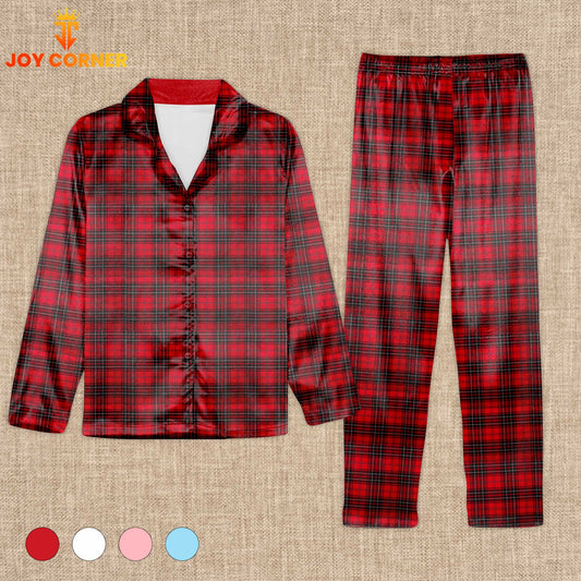 Joycorners Red Caro Pattern 3D Pajamas