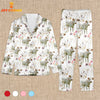 Joycorners Charolais Cattle Flower Pattern 3D Pajamas