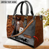 JC Appaloosa Horse Carving Leather Pattern Custom Name 3D Leather Handbag