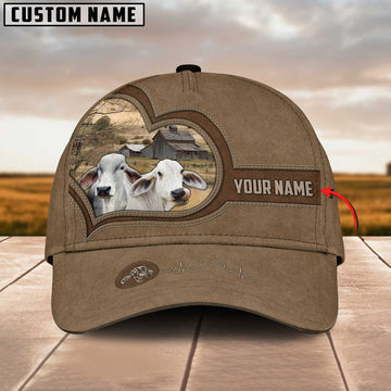 Joycorners Brahman Cattle Customized Name Cap