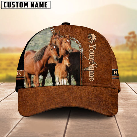 JoyCorners Family Horse Customized Name Cap