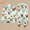 Joycorners Texas Longhorn Cattle Lovers 3D Pajamas