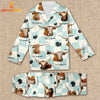 Joycorners Texas Longhorn Cattle Lovers 3D Pajamas