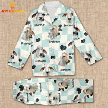 Joycorners Brahman Cattle Lovers 3D Pajamas