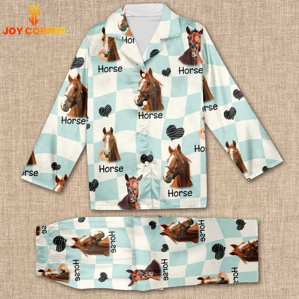 Joycorners Horse Cattle Lovers 3D Pajamas