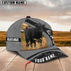 Joycorners Black Angus Cattle Customized Name Cap