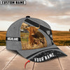 Joycorners Highland Cattle Customized Name Cap