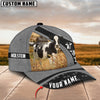 Joycorners Holstein Cattle Customized Name Cap