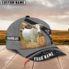 Joycorners Charolais Cattle Customized Name Cap