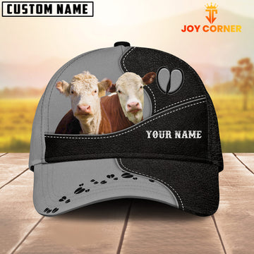 Joycorners Hereford Cattle Customized Name Cap