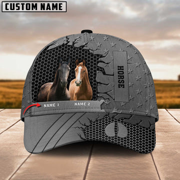 Joycorners Horse Lovers Customized Name Cap