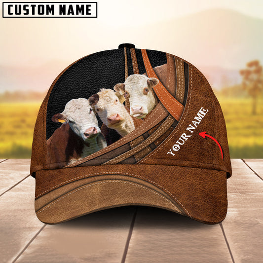 Joycorners Hereford Cattle Customized Name Cap