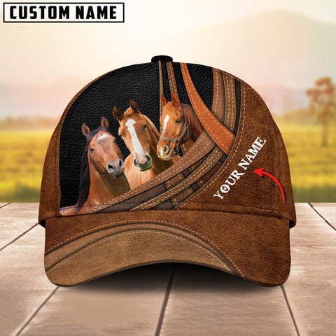 Joycorners Horse Lovers Customized Name Cap