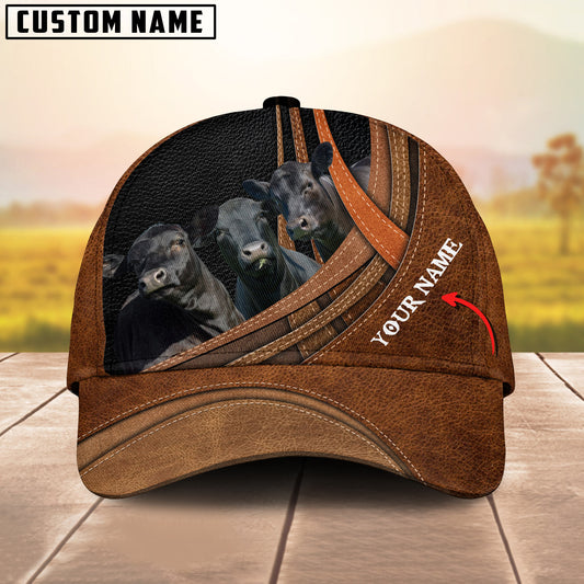 Joycorners Black Angus Cattle Customized Name Cap