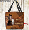 Joycorners Appaloosa Horse Never Walk Alone Custom Name 3D Tote Bag