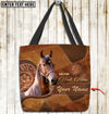 Joycorners Morgan Horse Never Walk Alone Custom Name 3D Tote Bag