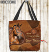 Joycorners Warmblood Horse Never Walk Alone Custom Name 3D Tote Bag