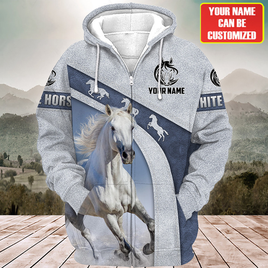 Joycorners Custom Name Horse Lovers 3D Hoodie