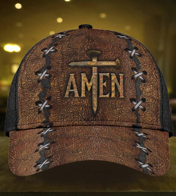 Joycorners Jesus Amen Cap