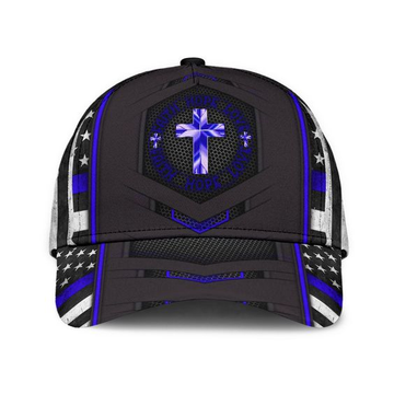 Joycorners Faith Hope Love Jesus Cross U.S. Flag Cap