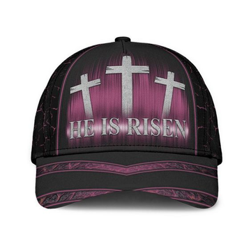 Joycorners He is Risen Jesus Cross Cap