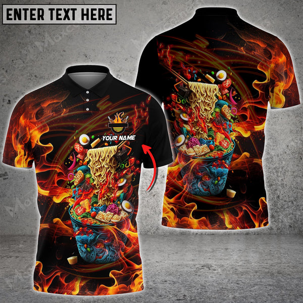 CHEF Fire- Personalized Name 3D All Over Printed Shirt