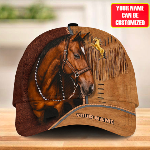 JoyCorners Horse Customized Name Cap