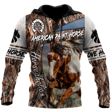 Joycorners America Horse Lover 3D Printed Hoodie