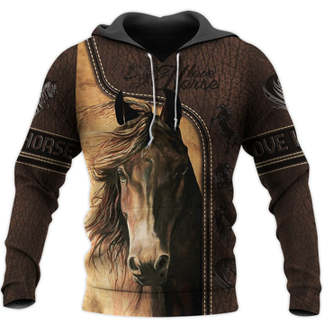 Joycorners Horse Lover 3D Printed Hoodie