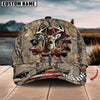 Joycorners American Flag Hunting Deer Crack Camo Pattern Multicolor Option Personalized Cap